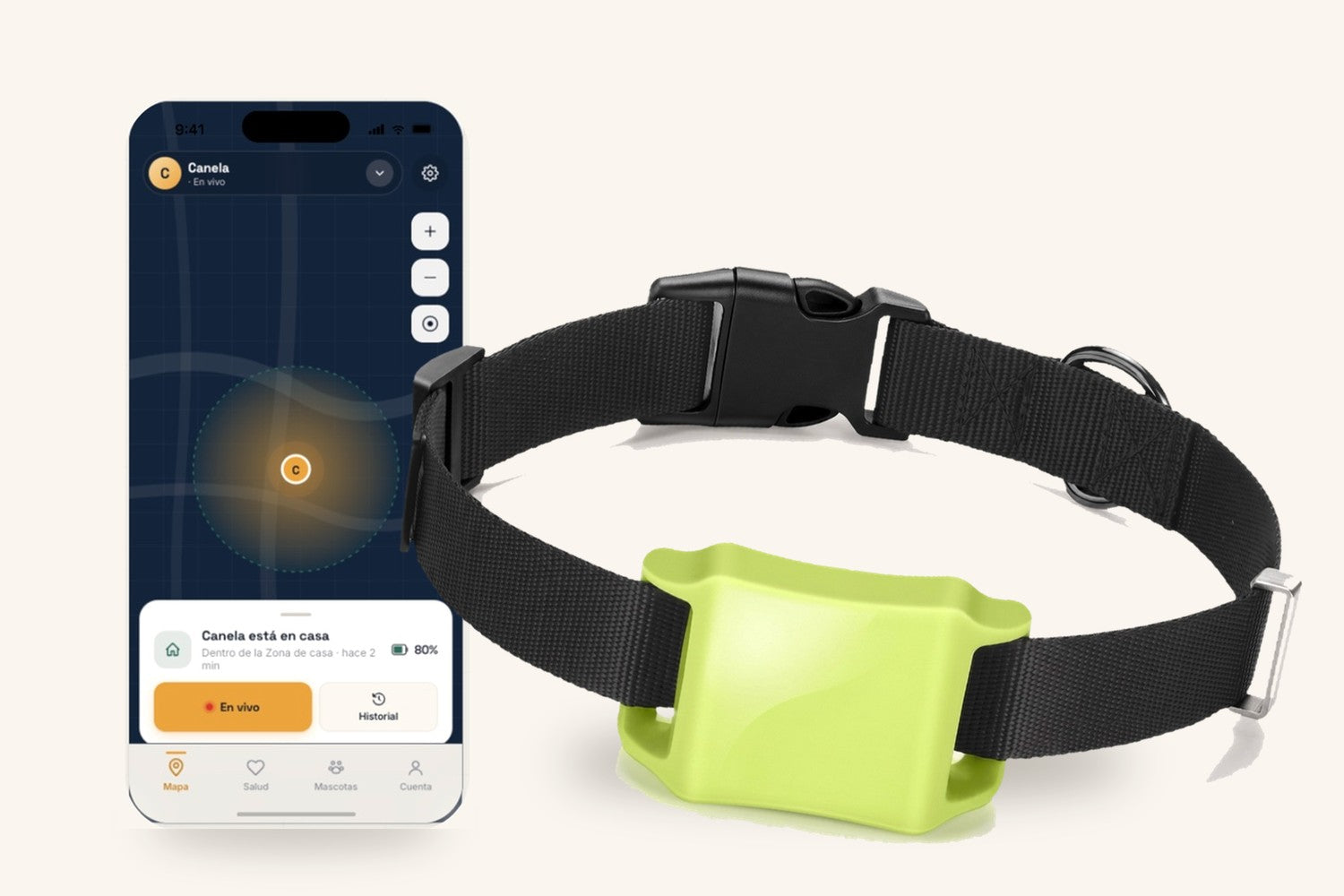 My Besti — app y collar con rastreador